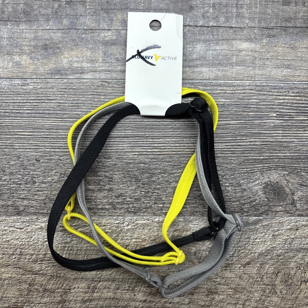 NEW Old Navy Active Pack‎ of 3 Adult Non-Slip Headbands